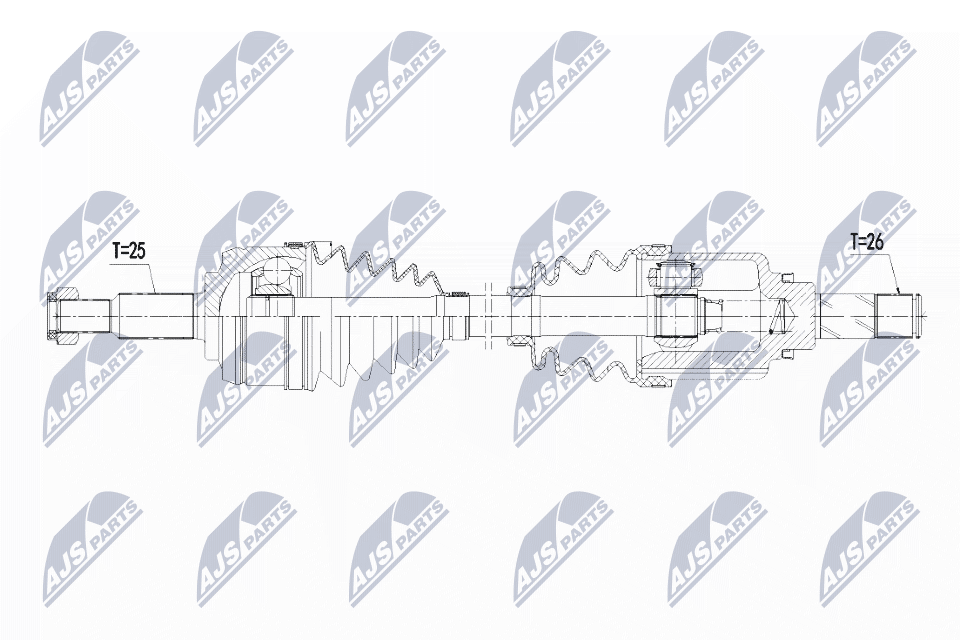 Приводной вал - NPW-RE-109 NTY