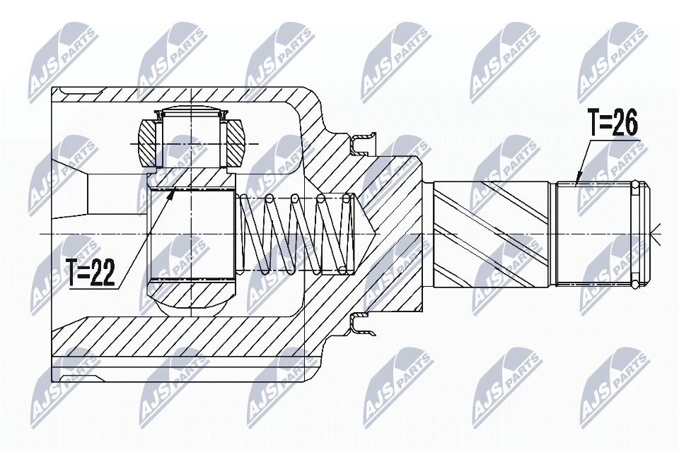 Joint Kit, drive shaft - NPW-RE-123 NTY