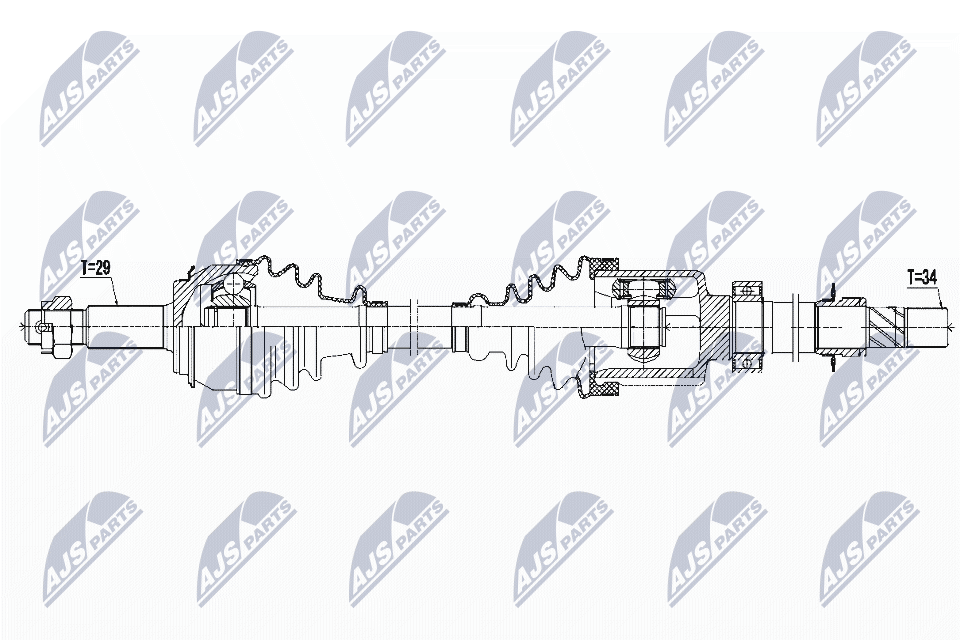 Drive Shaft - NPW-RE-126 NTY