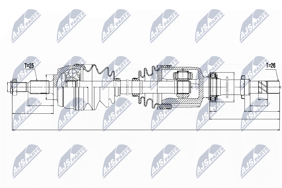 Drive Shaft - NPW-RE-132 NTY