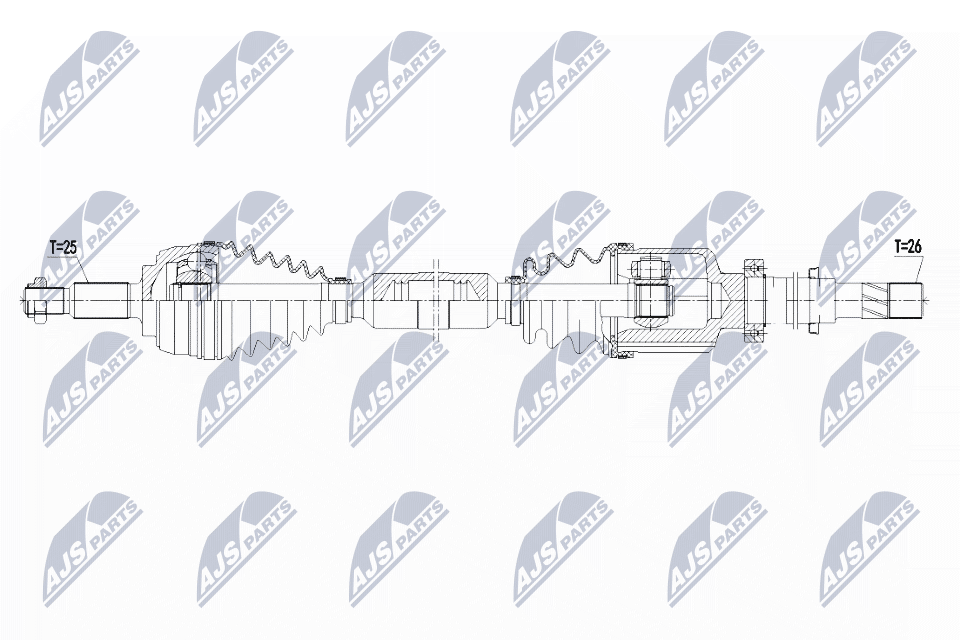 Albero motore/Semiasse - NPW-RE-140 NTY