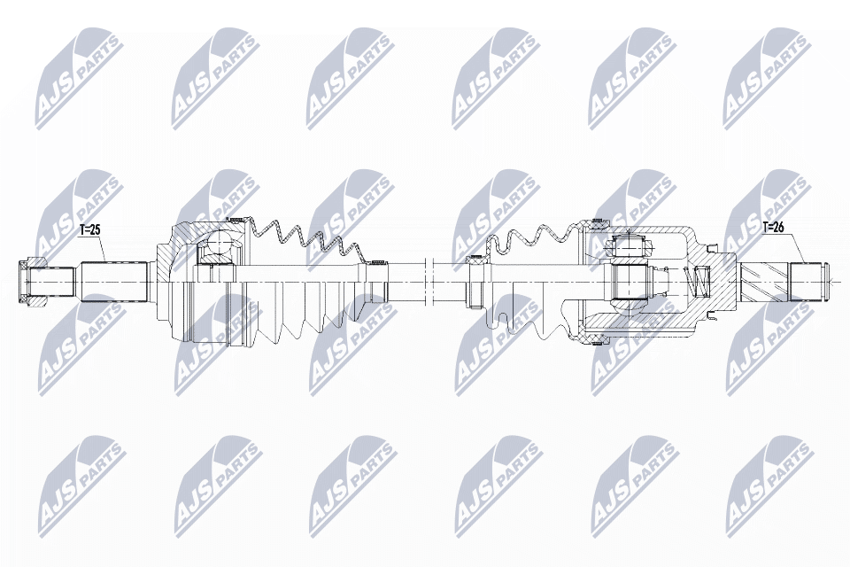 Albero motore/Semiasse - NPW-RE-142 NTY