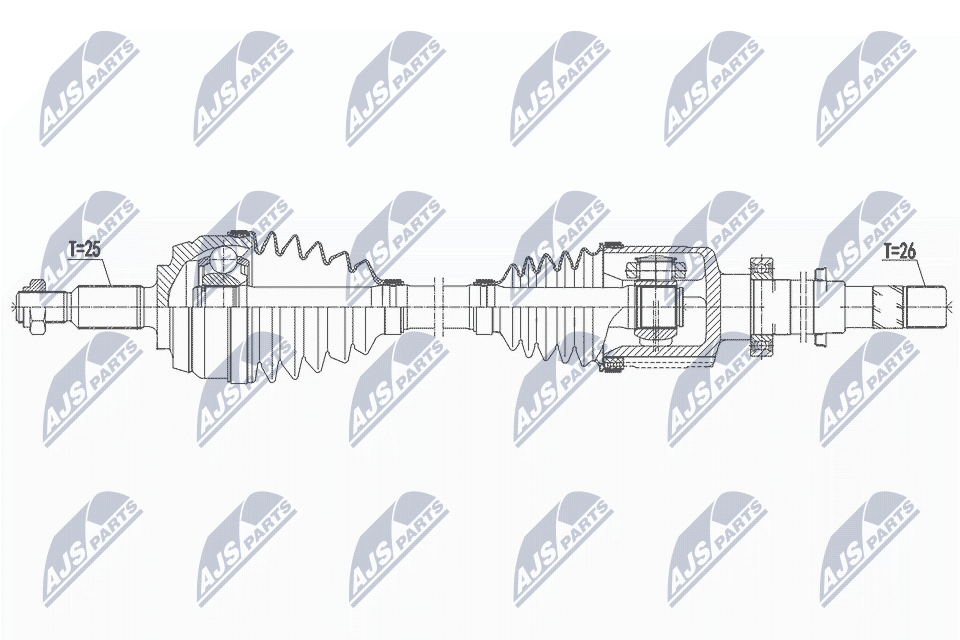 Drive Shaft - NPW-RE-159 NTY