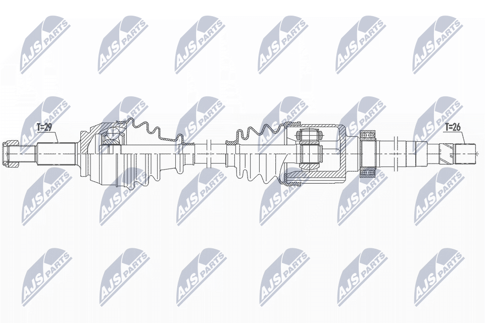 Drive Shaft - NPW-RE-160 NTY