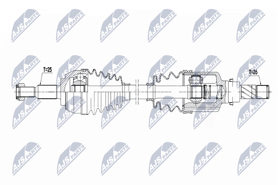 Drive Shaft - NPW-RE-168 NTY