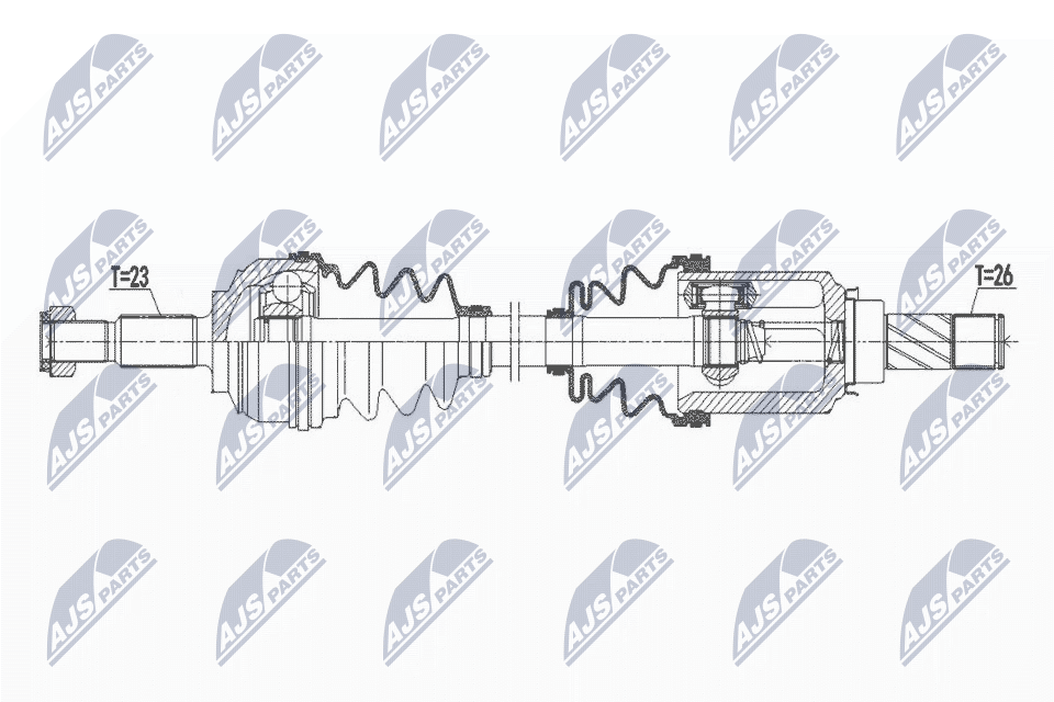 Albero motore/Semiasse - NPW-RE-172 NTY