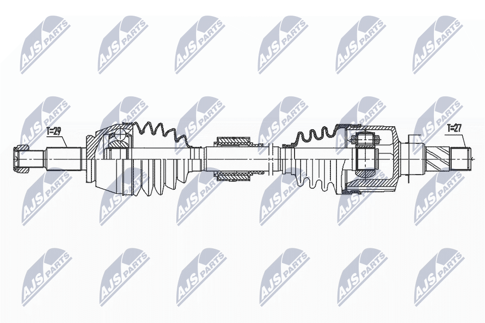 Albero motore/Semiasse - NPW-RE-176 NTY