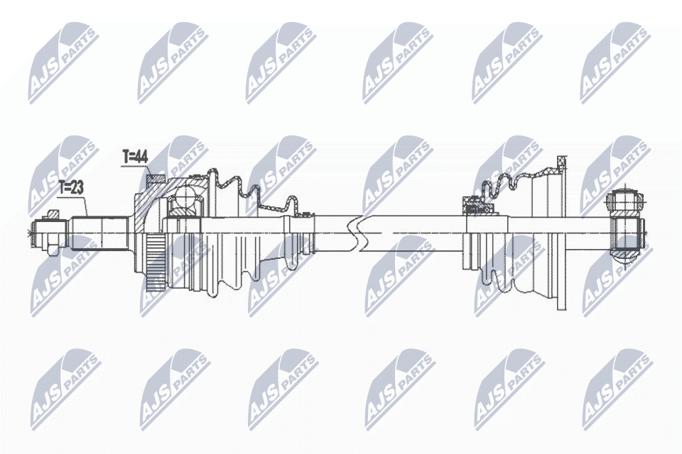 Albero motore/Semiasse - NPW-RE-177 NTY