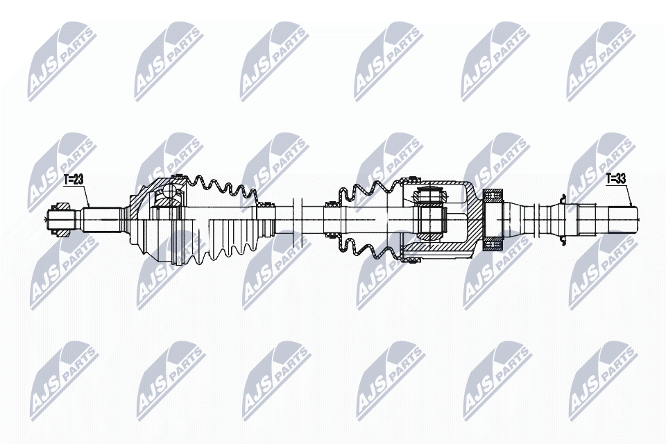 Albero motore/Semiasse - NPW-RE-196 NTY