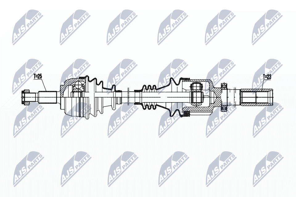 Drive Shaft - NPW-RE-199 NTY