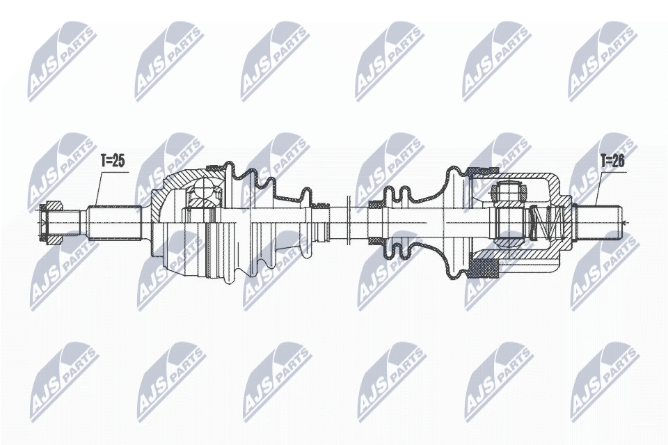 Приводной вал - NPW-RE-200 NTY