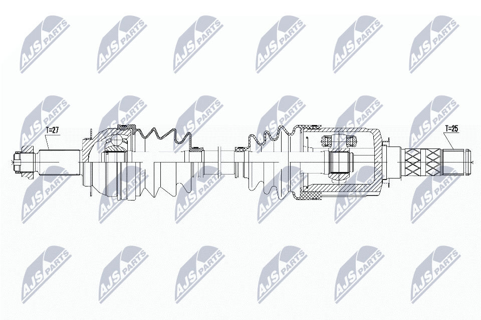 kardaninis velenas - NPW-SB-012 NTY