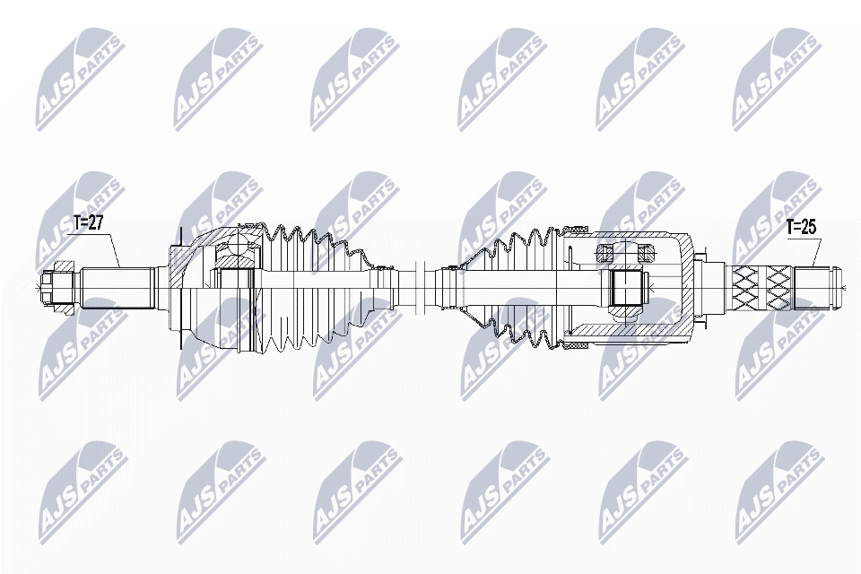 Albero motore/Semiasse - NPW-SB-015 NTY