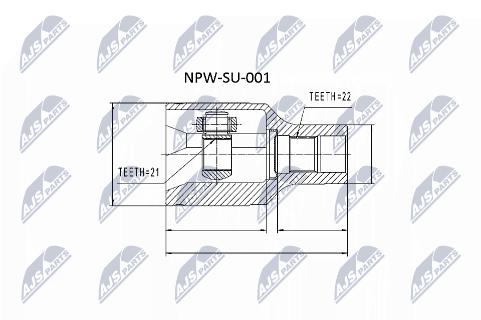 Joint Kit, drive shaft - NPW-SU-001 NTY