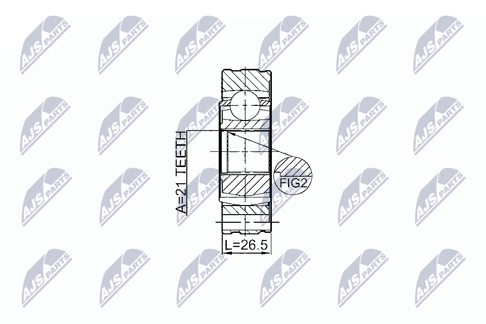 Joint, propshaft - NPW-SU-011 NTY