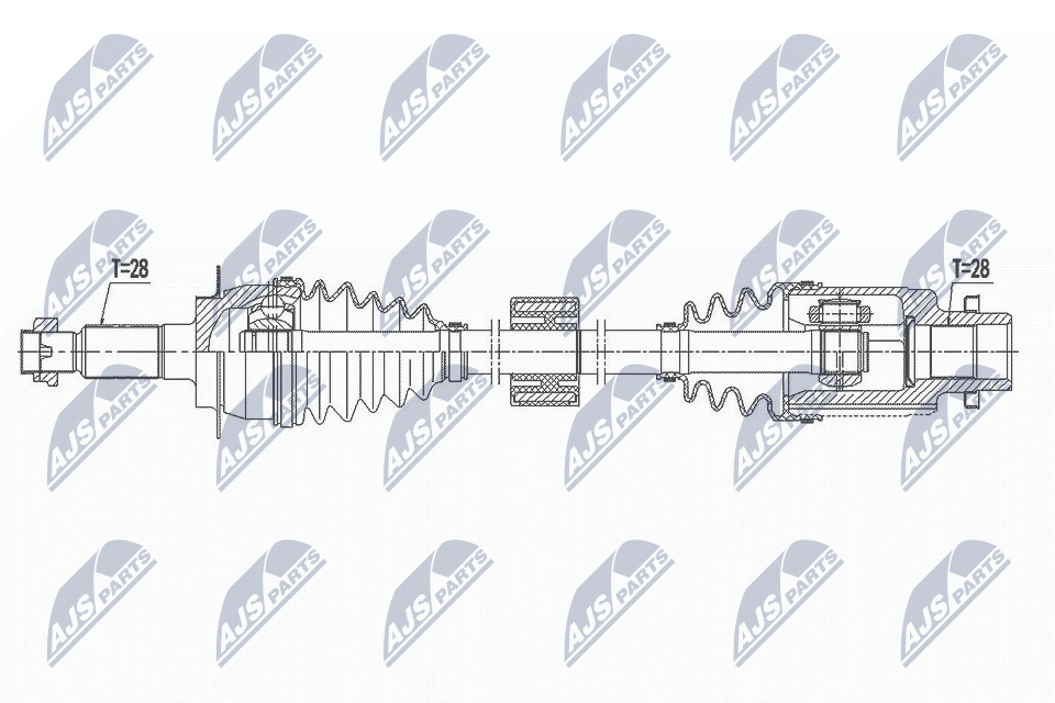 Drive Shaft - NPW-SU-035 NTY