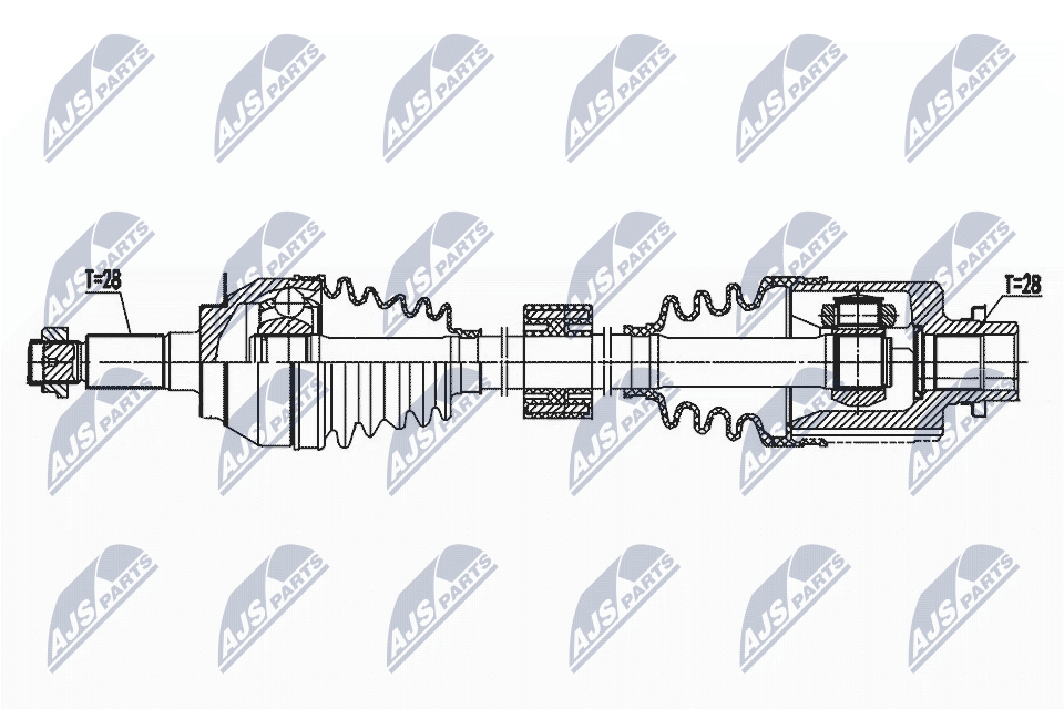 Drive Shaft - NPW-SU-042 NTY