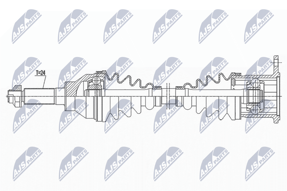Drive Shaft - NPW-SU-048 NTY