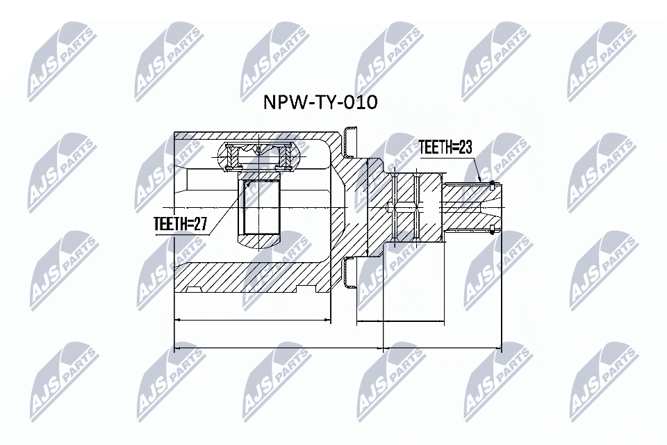Joint Kit, drive shaft - NPW-TY-010 NTY