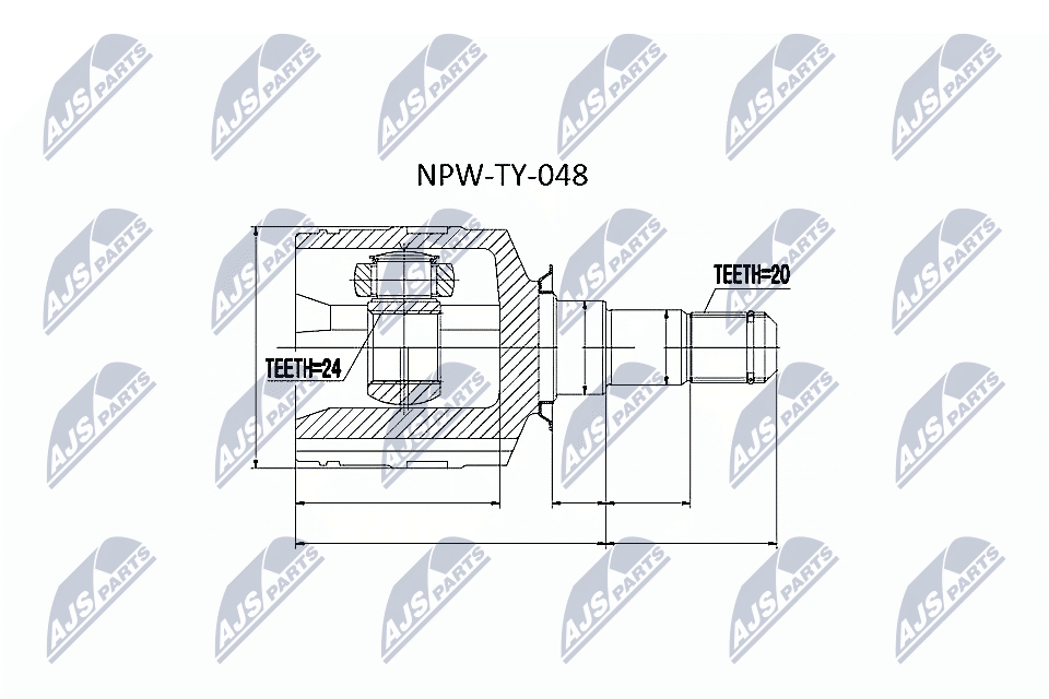 Joint Kit, drive shaft - NPW-TY-048 NTY