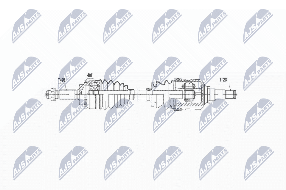 Drive Shaft - NPW-TY-058 NTY