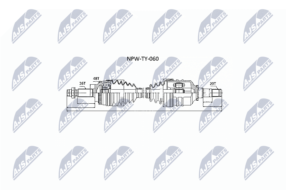 Drive Shaft - NPW-TY-060 NTY