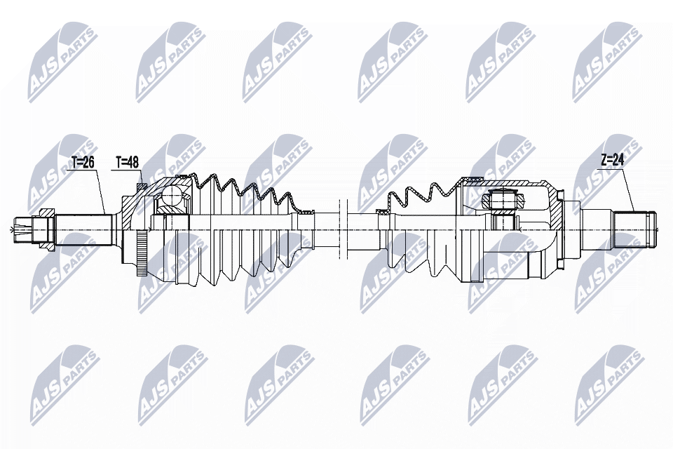 Drive Shaft - NPW-TY-074 NTY
