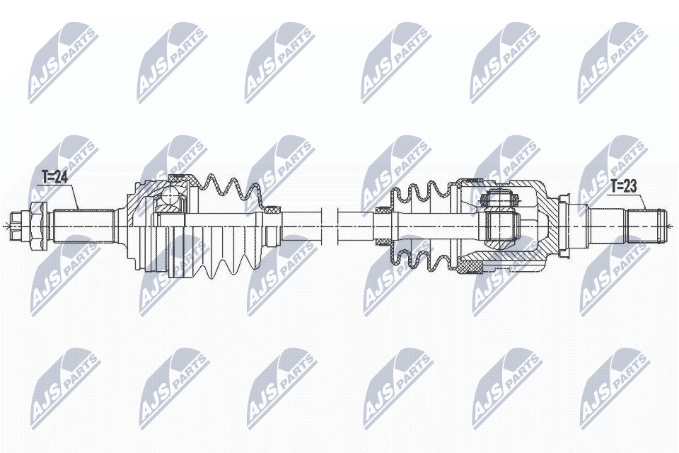 Drive Shaft - NPW-TY-127 NTY