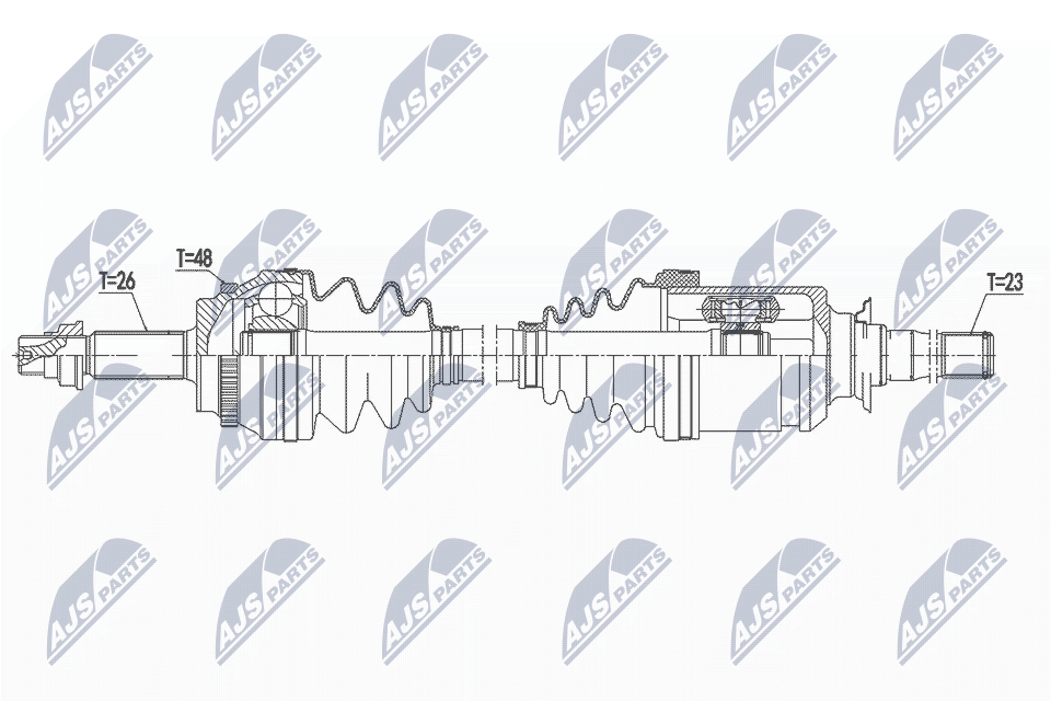 Drive Shaft - NPW-TY-133 NTY