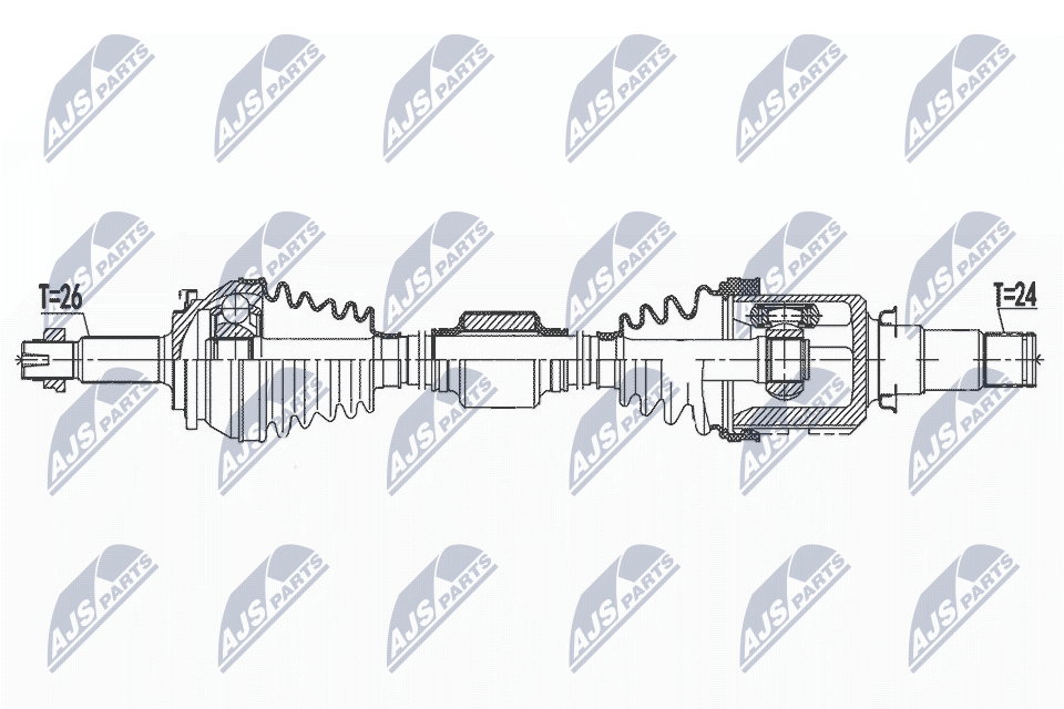Drive Shaft - NPW-TY-157 NTY