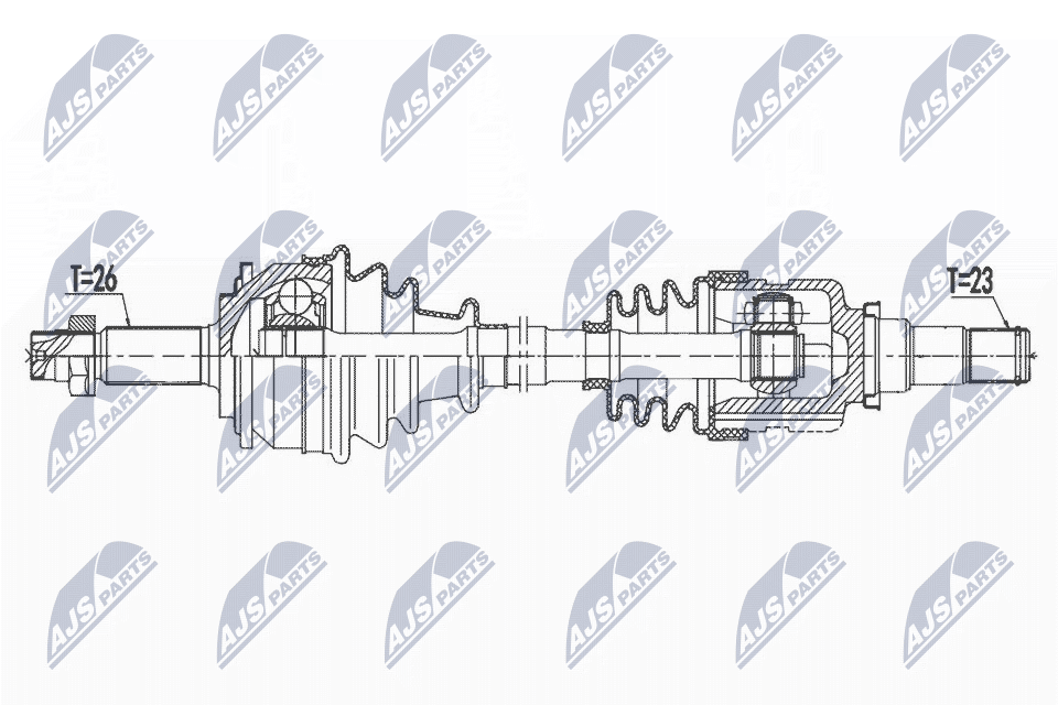 Drive Shaft - NPW-TY-163 NTY