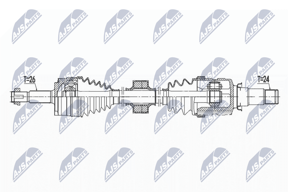 Drive Shaft - NPW-TY-169 NTY