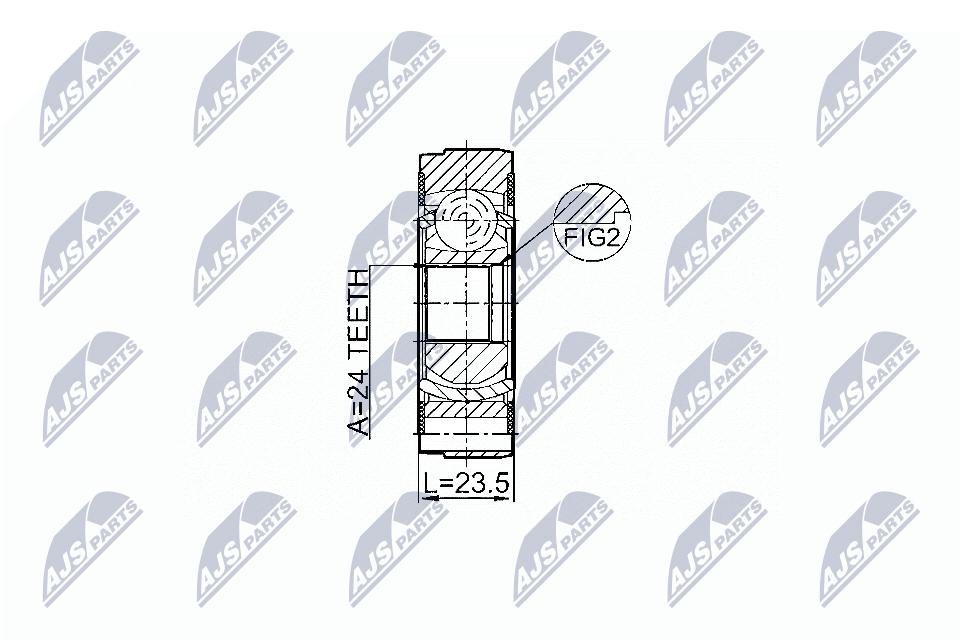 Joint, propshaft - NPW-VV-004 NTY