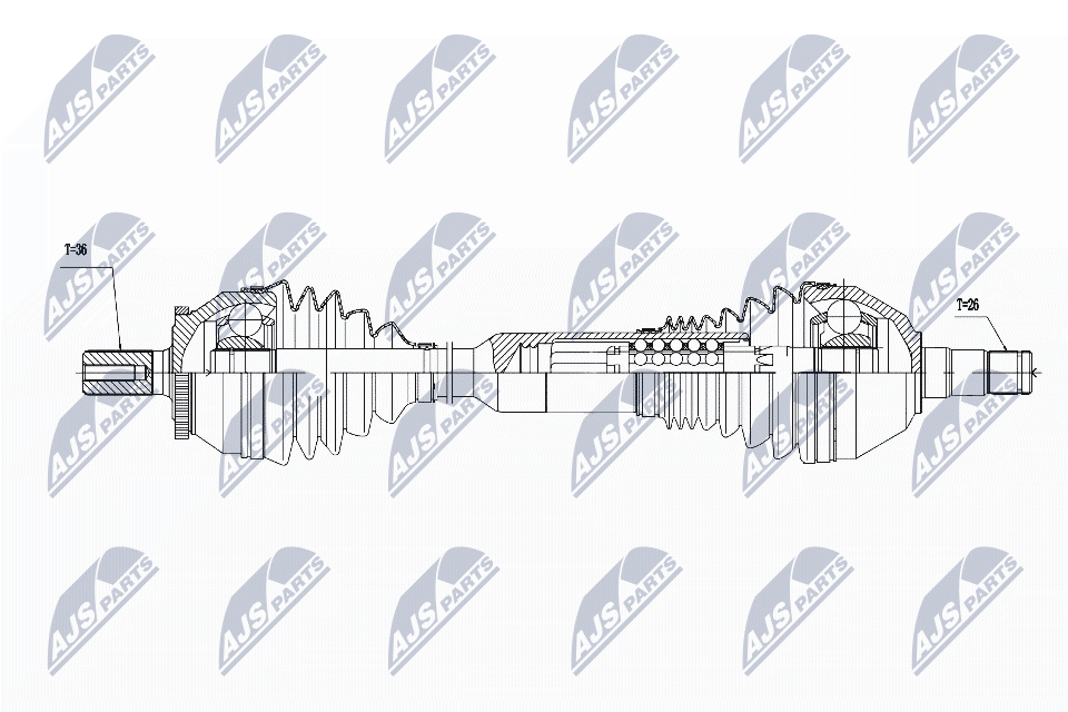 Drive Shaft - NPW-VV-017 NTY