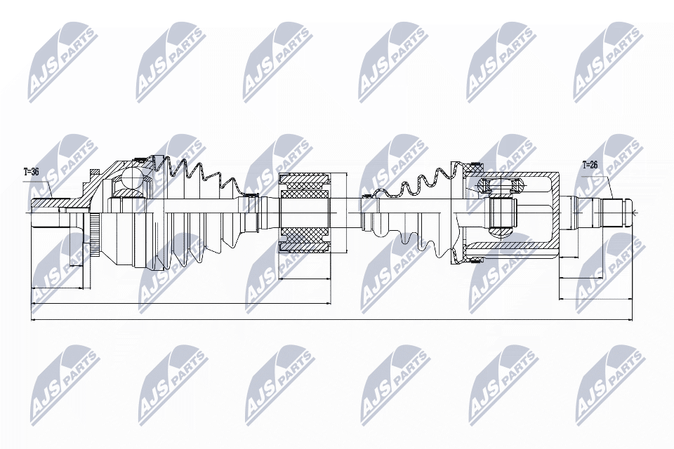 Drive Shaft - NPW-VV-028 NTY
