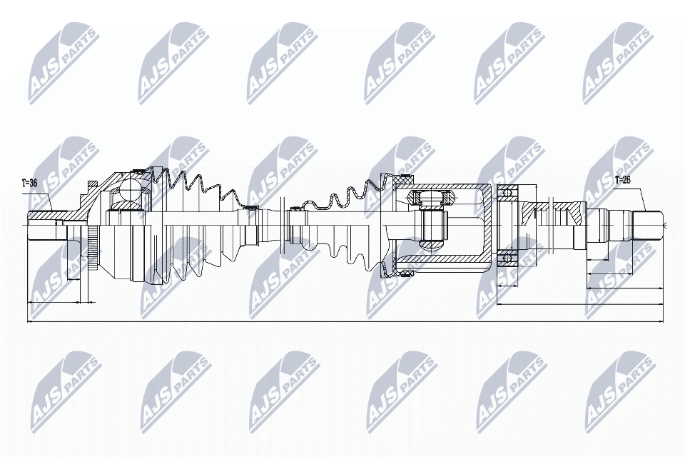 Drive Shaft - NPW-VV-029 NTY