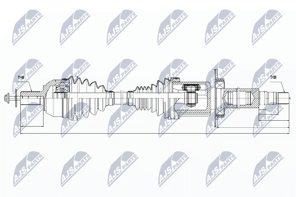 Drive Shaft - NPW-VV-032 NTY