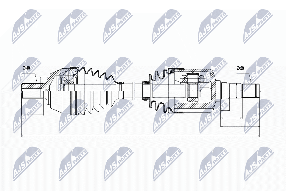 Drive Shaft - NPW-VV-036 NTY