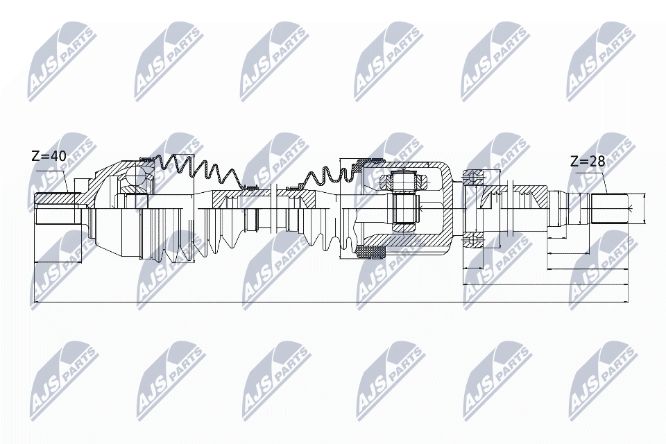 Drive Shaft - NPW-VV-044 NTY
