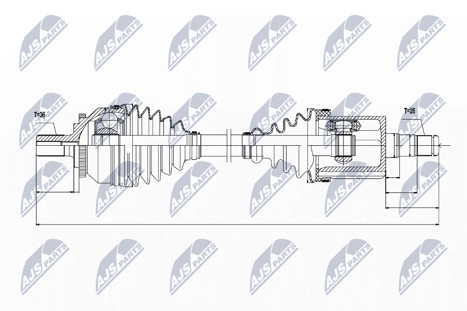 Drive Shaft - NPW-VV-045 NTY