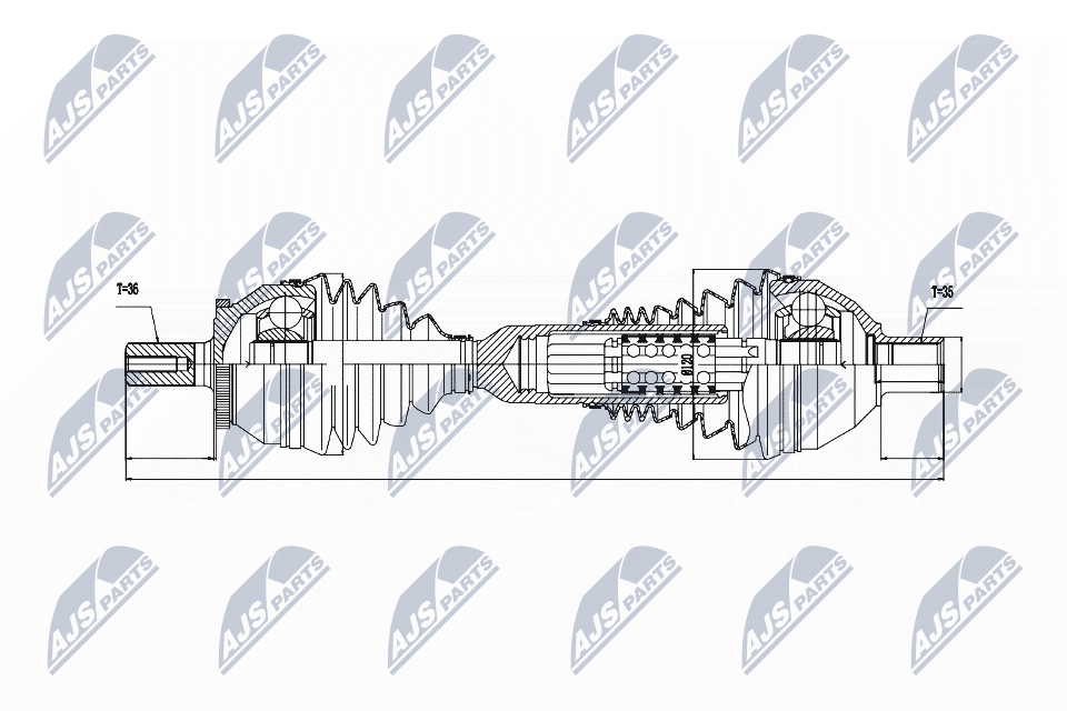 Drive Shaft - NPW-VV-047 NTY