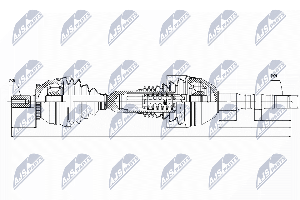 Drive Shaft - NPW-VV-048 NTY