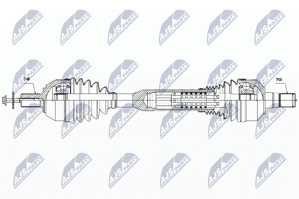 Drive Shaft - NPW-VV-054 NTY