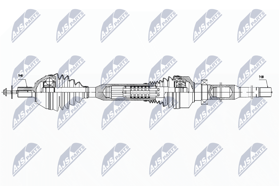 Albero motore/Semiasse - NPW-VV-058 NTY
