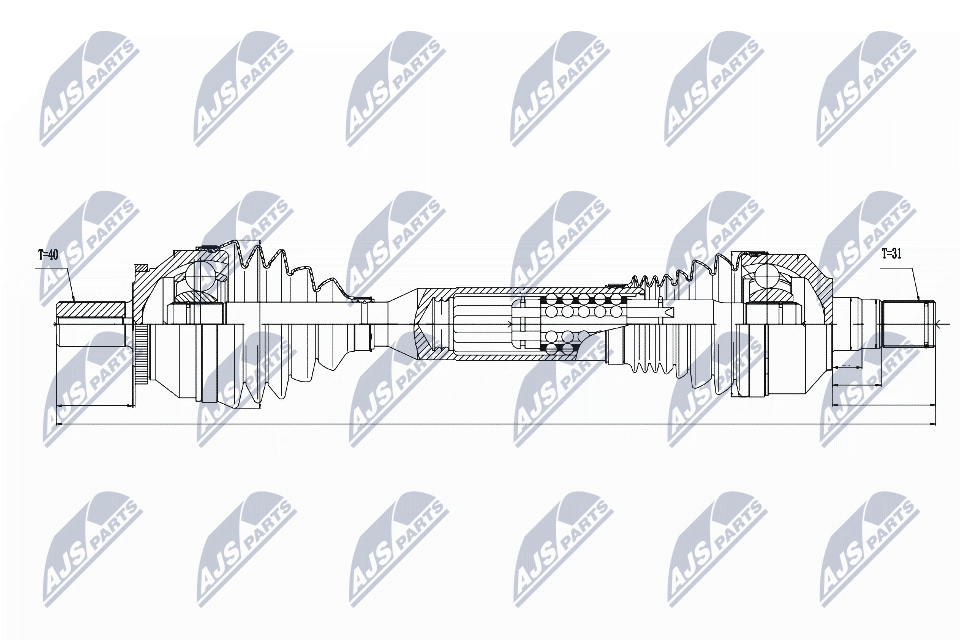 Drive Shaft - NPW-VV-061 NTY