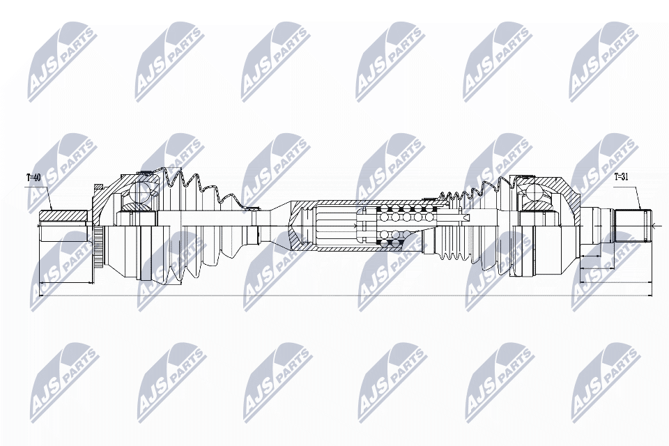 Drive Shaft - NPW-VV-063 NTY