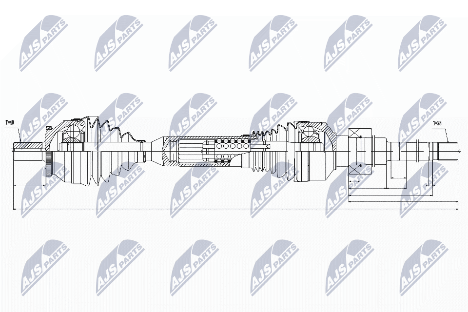 Drive Shaft - NPW-VV-064 NTY