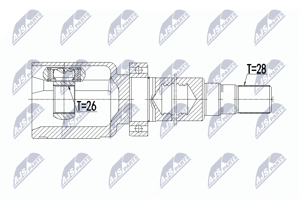 Joint Kit, drive shaft - NPW-VV-078 NTY