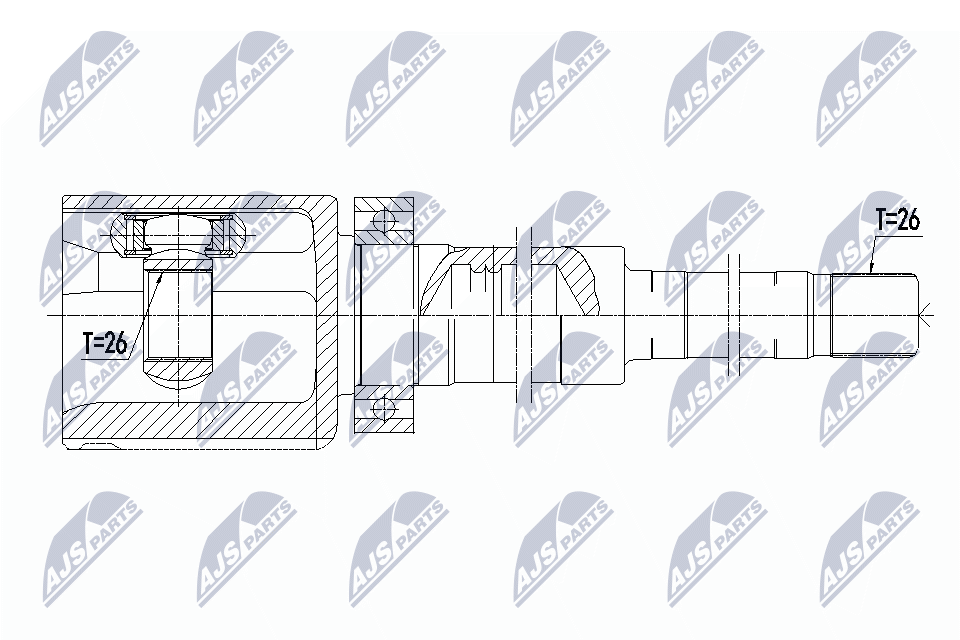 Joint Kit, drive shaft - NPW-VV-082 NTY