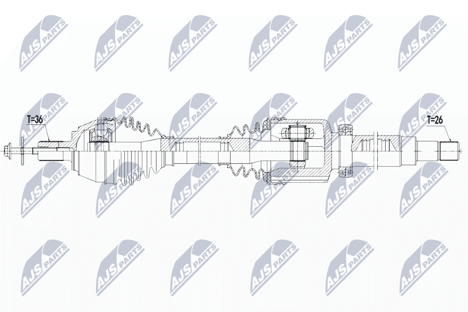 Drive Shaft - NPW-VV-125 NTY